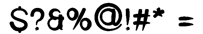 ST Hanekam Ink Font OTHER CHARS
