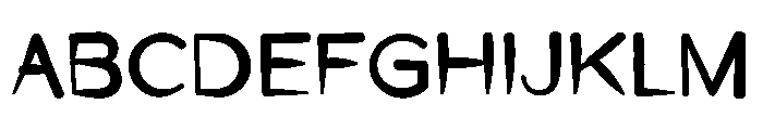 ST Hanekam Ink Font UPPERCASE