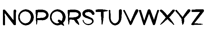 ST Hanekam Ink Font UPPERCASE