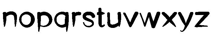 ST Hanekam Ink Font LOWERCASE