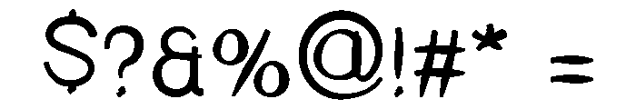 ST Hanekam Paint Font OTHER CHARS