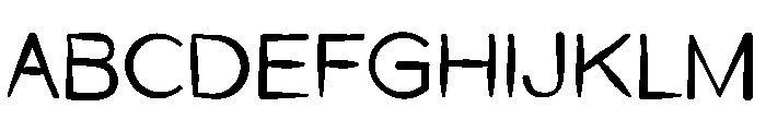 ST Hanekam Paint Font UPPERCASE