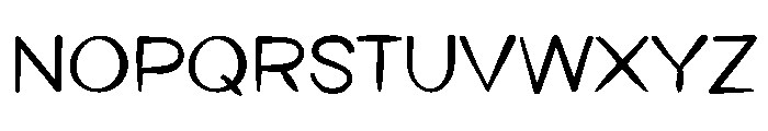ST Hanekam Paint Font UPPERCASE