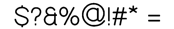 ST Hanekam Rounded Font OTHER CHARS