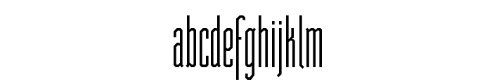 ST Moviehead Ultra-condensed DemiBold Font LOWERCASE