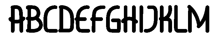 STANDED Font UPPERCASE