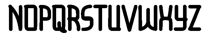 STANDED Font UPPERCASE