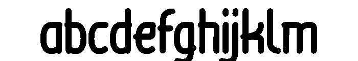 STANDED Font LOWERCASE