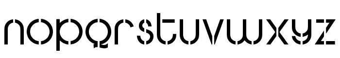 STENCILOVE PERSONAL USE Regular Font LOWERCASE