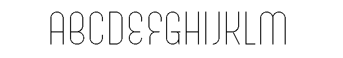 STF_OBLONGUS Font UPPERCASE