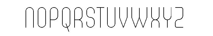 STF_OBLONGUS Font UPPERCASE