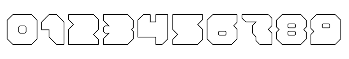 STRANGER-Hollow Font OTHER CHARS