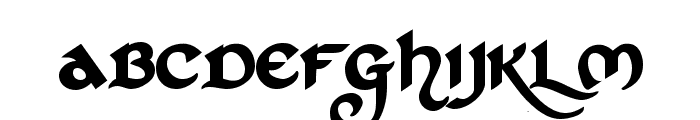 St Charles Dark Font LOWERCASE