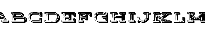 Stabbed Regular Font UPPERCASE