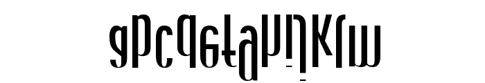 StageDive Font LOWERCASE