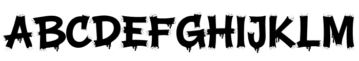 Stain Street PERSONAL USE Regular Font UPPERCASE