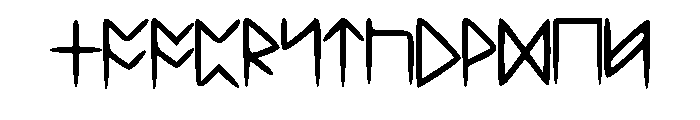 StandardCelticRune Font LOWERCASE