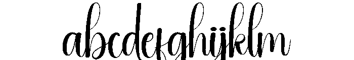 Standby Font LOWERCASE