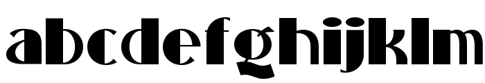 Standing Room Only NF Font LOWERCASE