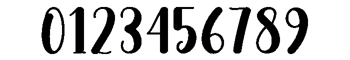 Standing Font OTHER CHARS