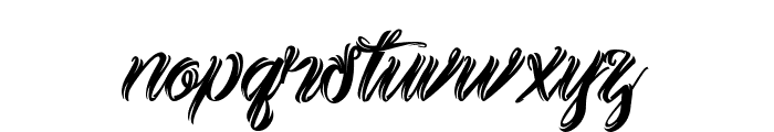 Stanwick Demo Caligraphy Font LOWERCASE
