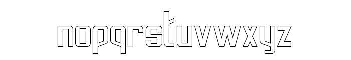 Stanwick Demo Outline Font LOWERCASE