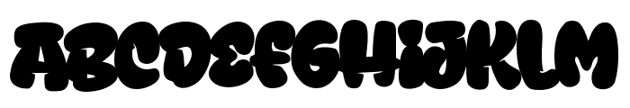 Star Blast Regular Font LOWERCASE