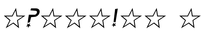 Star Dust Italic Font OTHER CHARS