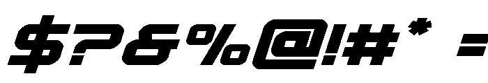 Star Eagle 2 Bold Expand Ital Font OTHER CHARS