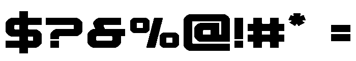 Star Eagle 2 Bold Expanded Font OTHER CHARS