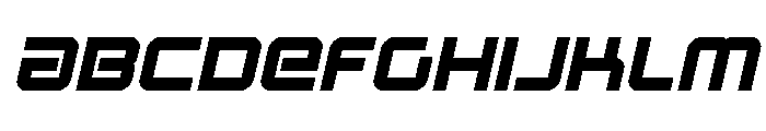 Star Eagle 2 Bold Semi-Italic Font UPPERCASE