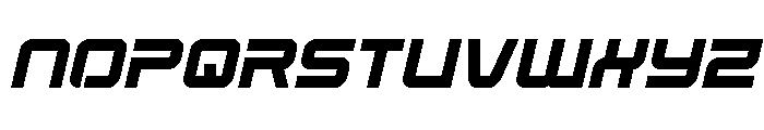 Star Eagle 2 Bold Semi-Italic Font UPPERCASE