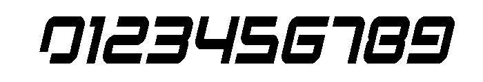 Star Eagle 2 Cond Semi-Italic Font OTHER CHARS