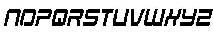 Star Eagle 2 Cond Semi-Italic Font UPPERCASE