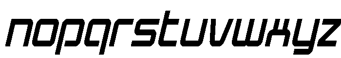 Star Eagle 2 Cond Semi-Italic Font LOWERCASE