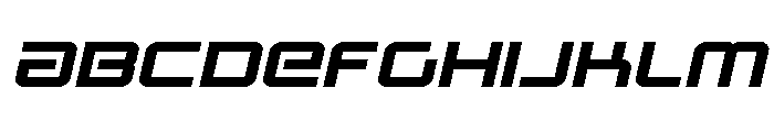 Star Eagle 2 Expand Semi-Ital Font UPPERCASE