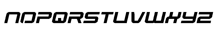 Star Eagle 2 Expand Semi-Ital Font UPPERCASE