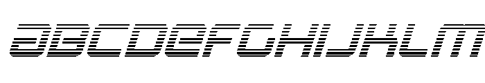 Star Eagle 2 Gradient Italic Font UPPERCASE