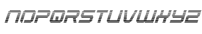 Star Eagle 2 Gradient Italic Font UPPERCASE