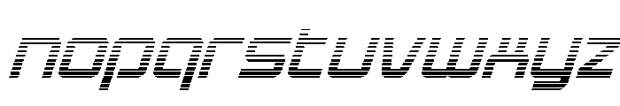 Star Eagle 2 Gradient Italic Font LOWERCASE