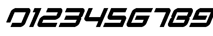 Star Eagle 2 Super-Italic Font OTHER CHARS