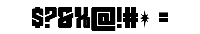 Star Guard Mid-Case Font OTHER CHARS