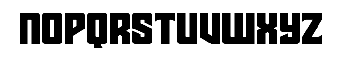 Star Guard Mid-Case Font LOWERCASE