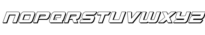 Starduster 3D Italic Font UPPERCASE