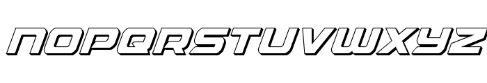 Starduster 3D Italic Font LOWERCASE