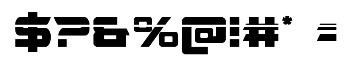Starduster Laser Font OTHER CHARS