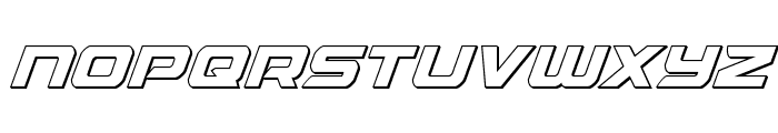 Starduster Outline Italic Font LOWERCASE