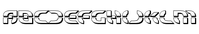 Starfighter 3D Font LOWERCASE