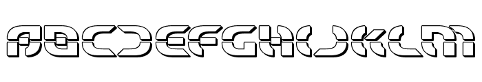 Starfighter Bold 3D Font LOWERCASE