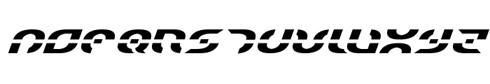 Starfighter Expanded Italic Font UPPERCASE